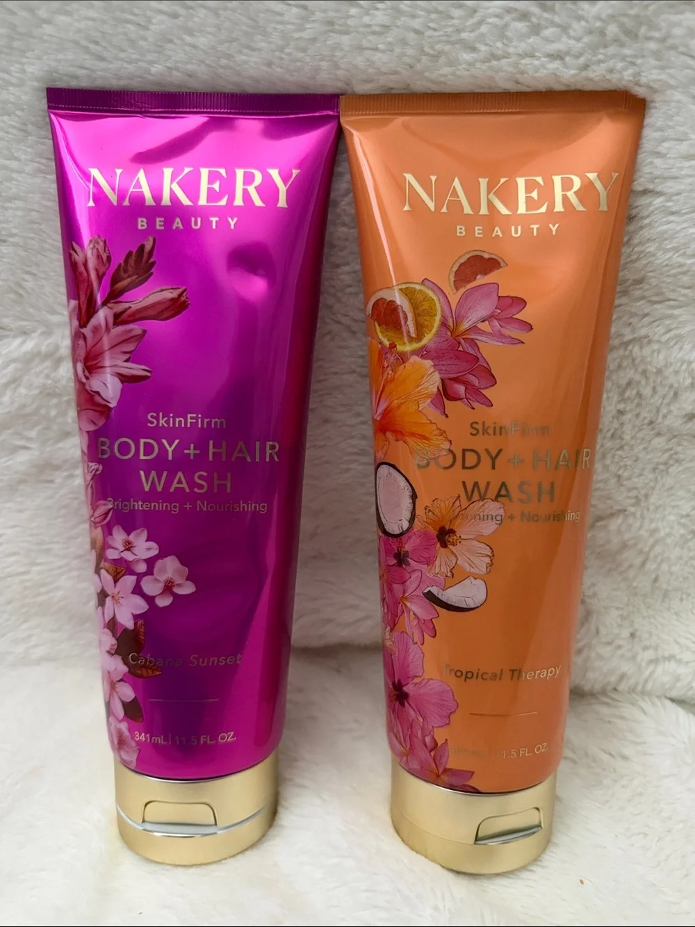 Nakery Beauty SkinFirm Body + Hair Wash Bundle!